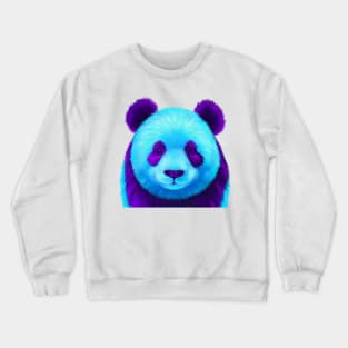 Blue and Purple Panda Crewneck Sweatshirt